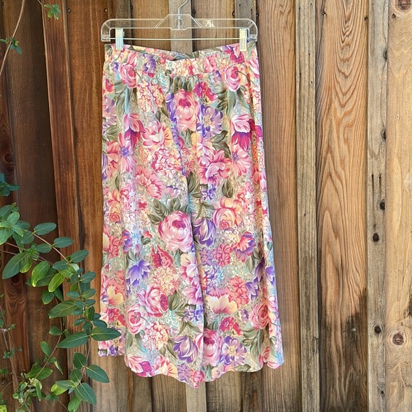 Vintage culottes Floral - Picture 4 of 8